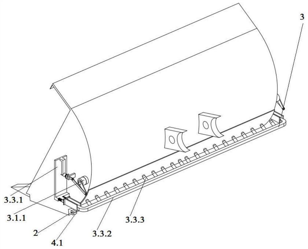 Anti-adhesive material loader bucket and loader