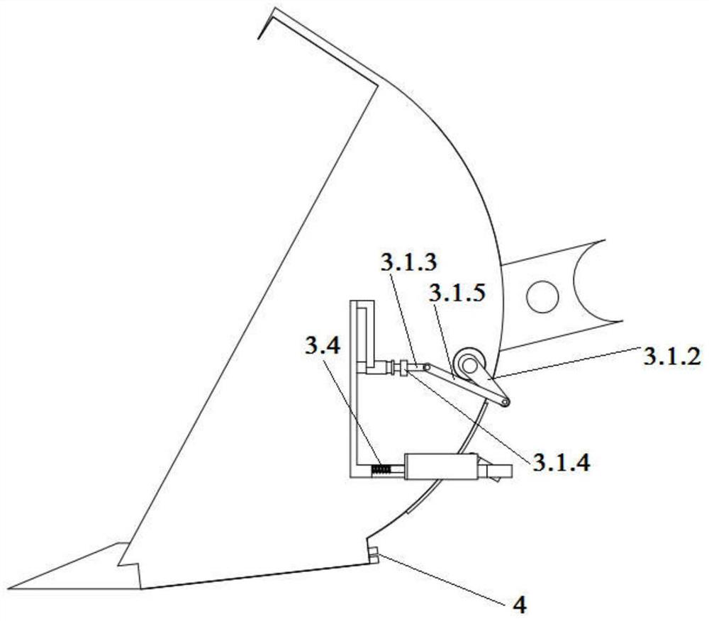 Anti-adhesive material loader bucket and loader