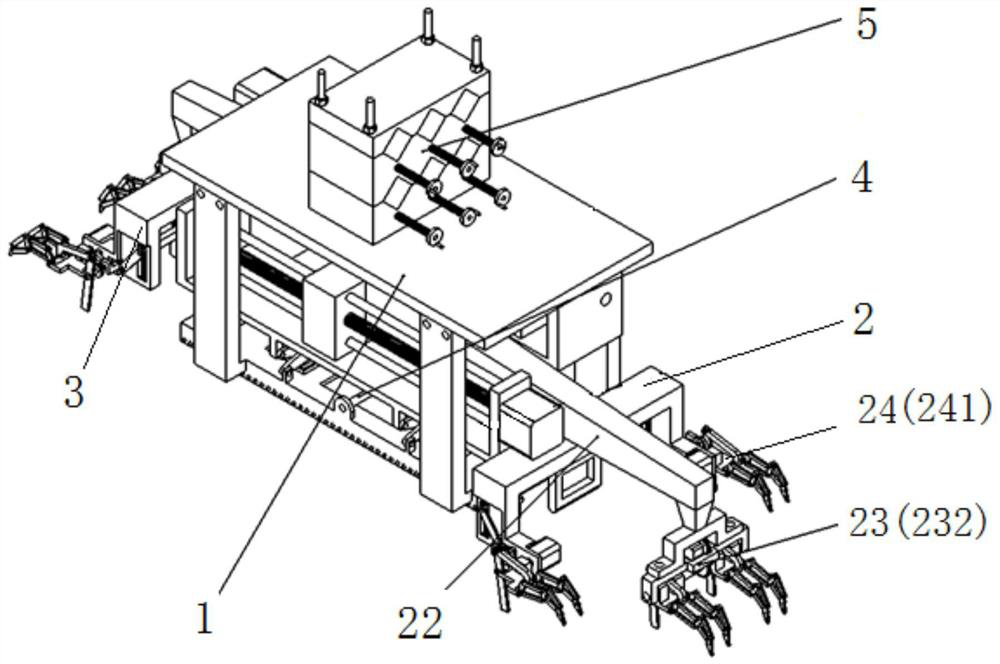 Space truss communication cable threading device