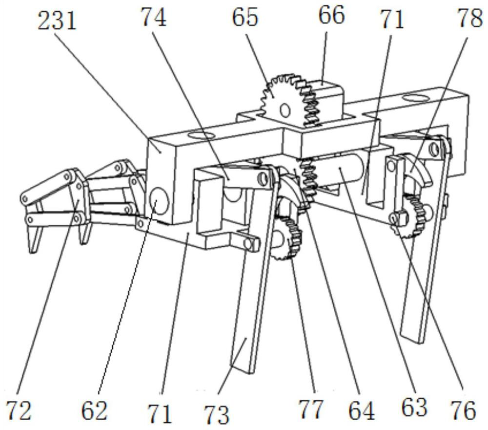 Space truss communication cable threading device