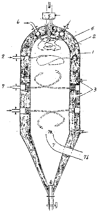 Method of fluidifying coal and its reactor equipments