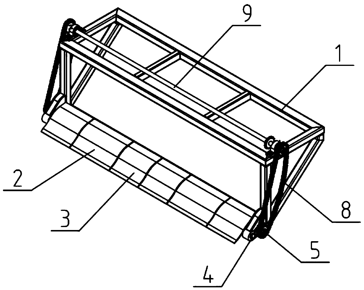 Multi-shovel ordered vibration digging device of under-soil crop harvester