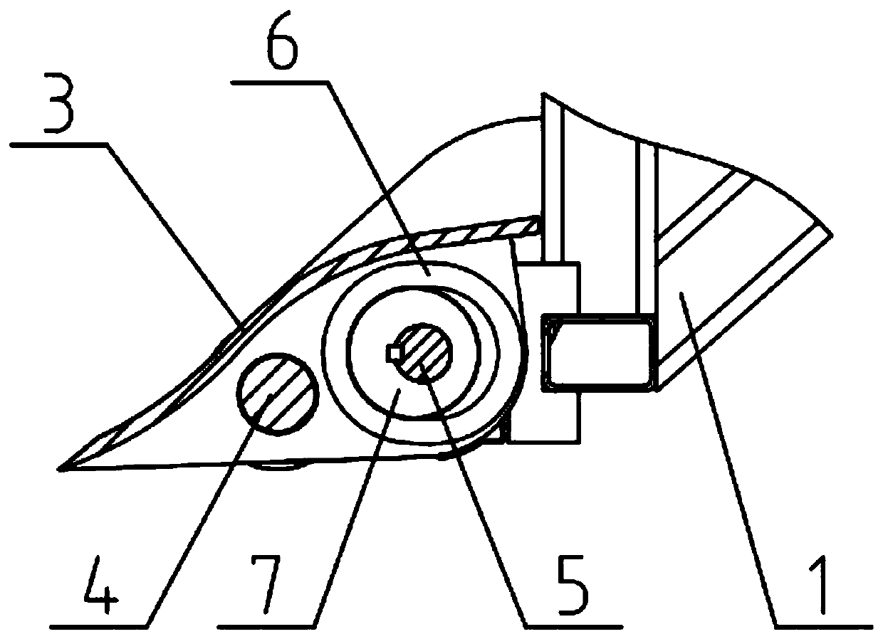 Multi-shovel ordered vibration digging device of under-soil crop harvester