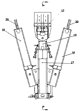 Multifunctional working trolley for tunnel