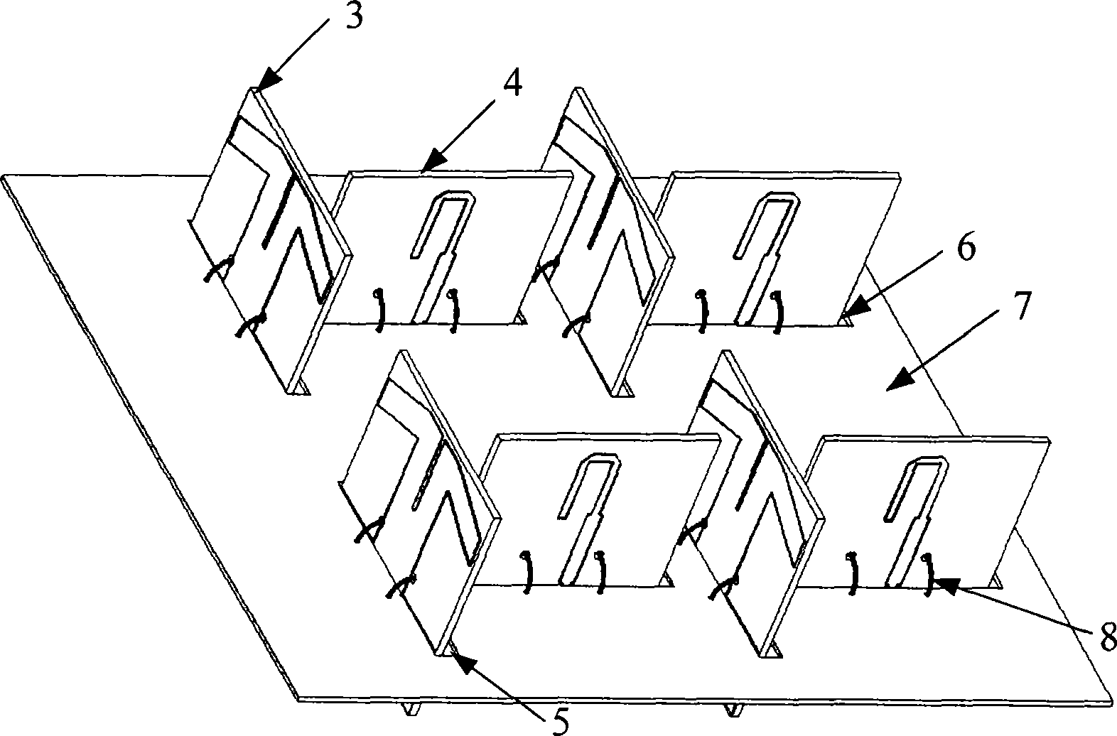 Wideband dual-linear polarization bipole antenna array