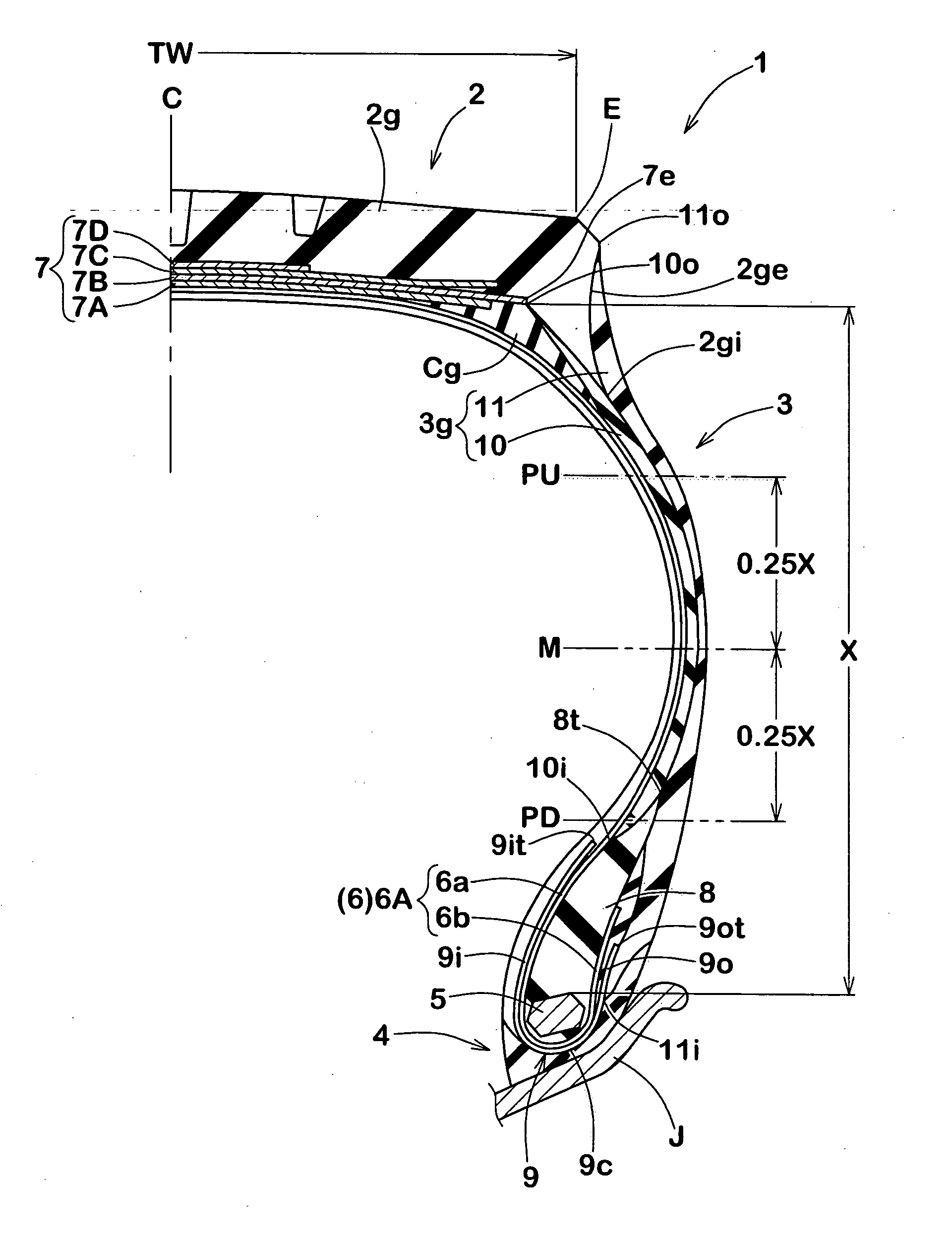 Heavy duty tire