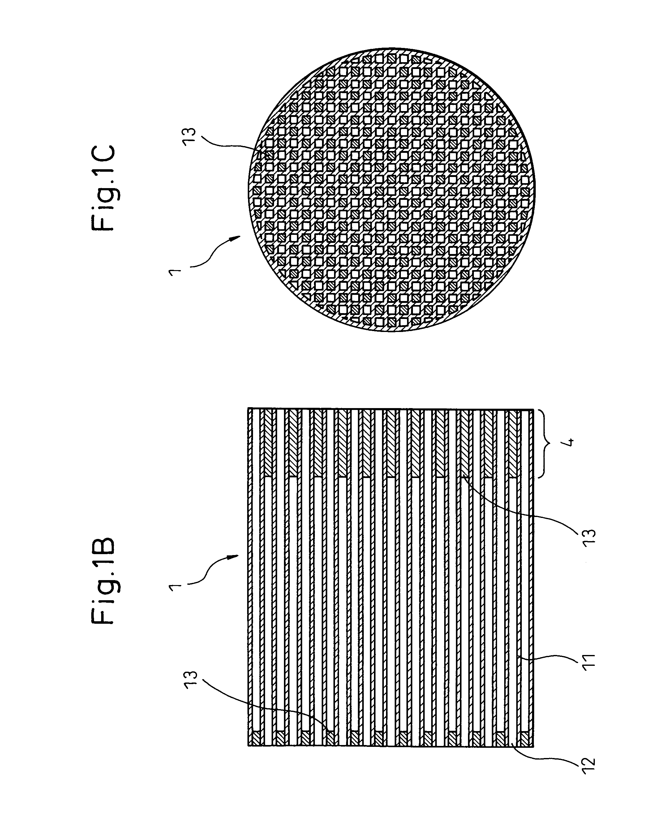 Exhaust gas cleaner for internal combustion engine with particulate filter having heat-absorbing area