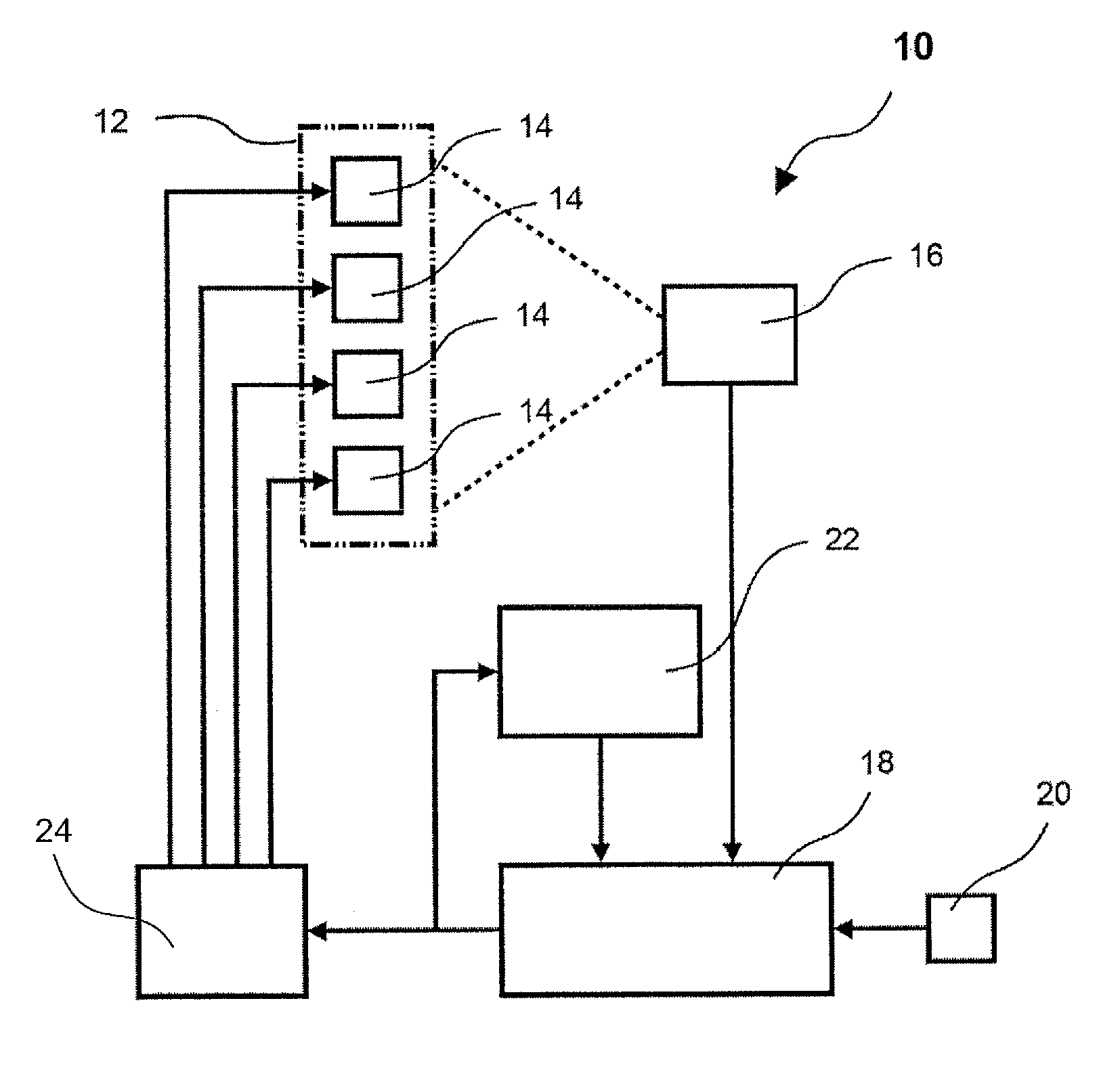 Device and Method for Generating Light of a Predetermined Spectrum with at Least Four Differently Colored Light Sources