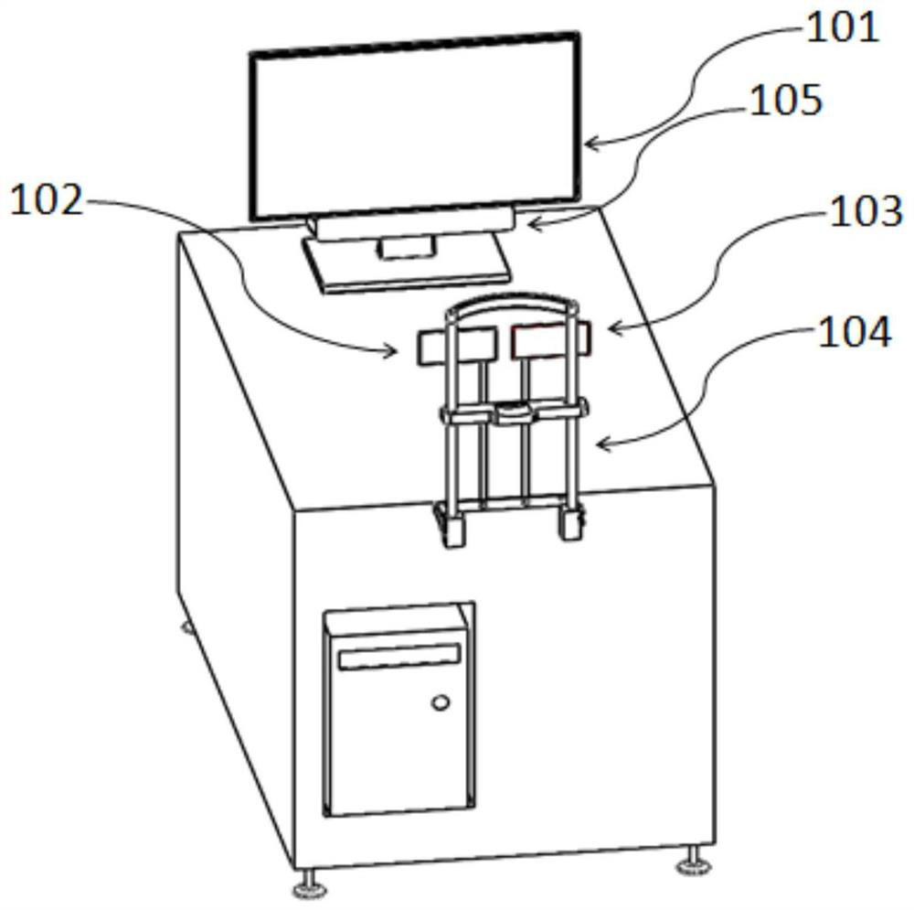 Visual detection and visual training equipment