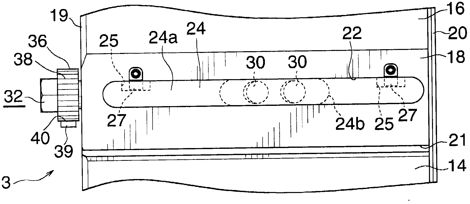 Device for attaching printing plate to printing press and printing press