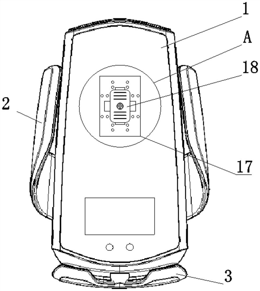 Vehicle-mounted charging support with purification function