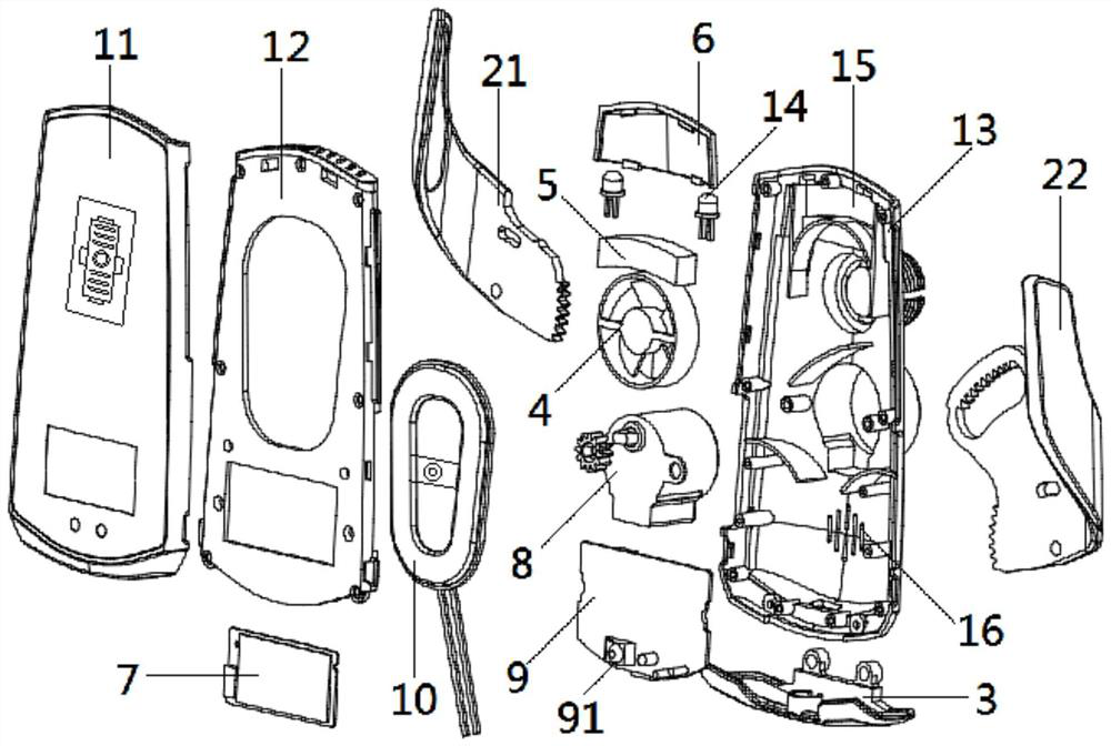 Vehicle-mounted charging support with purification function