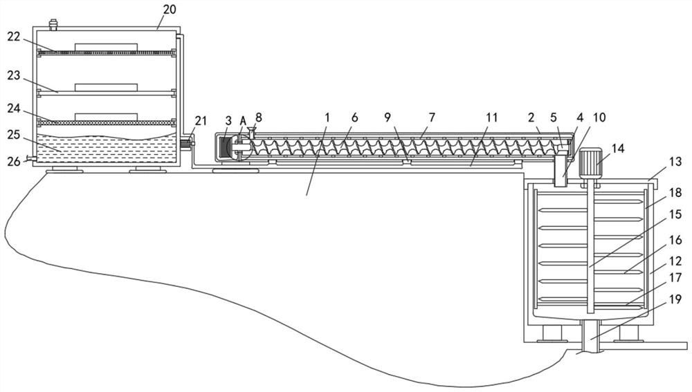 Intelligent high-speed hydraulic environment-friendly household garbage dry-wet separation equipment