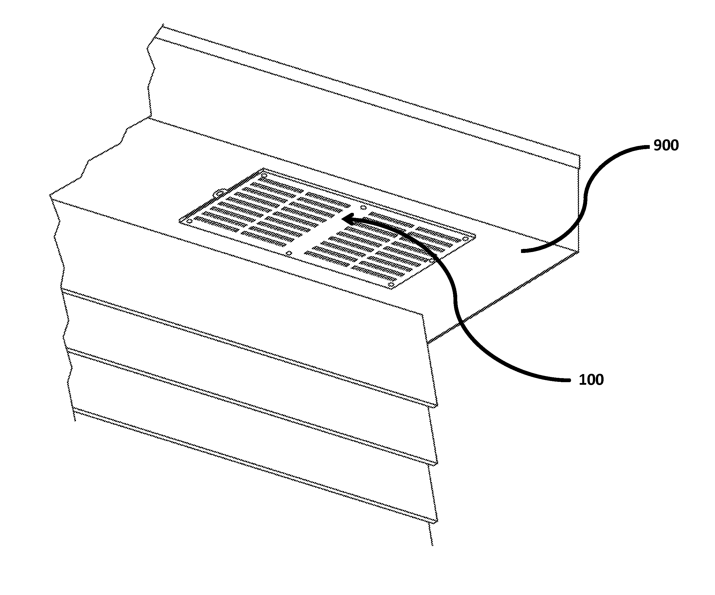 Serviceable soffit vent