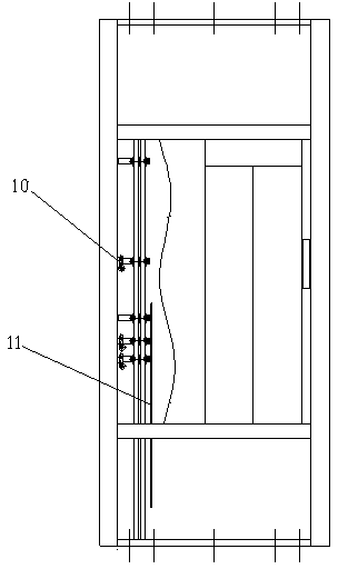 Integrated sightseeing lift with steel-structured hoistway