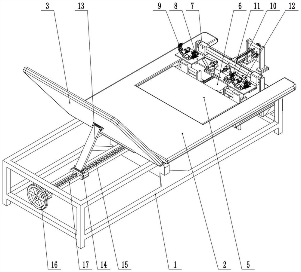 Patient limb adjusting device for examination in ultrasonic department