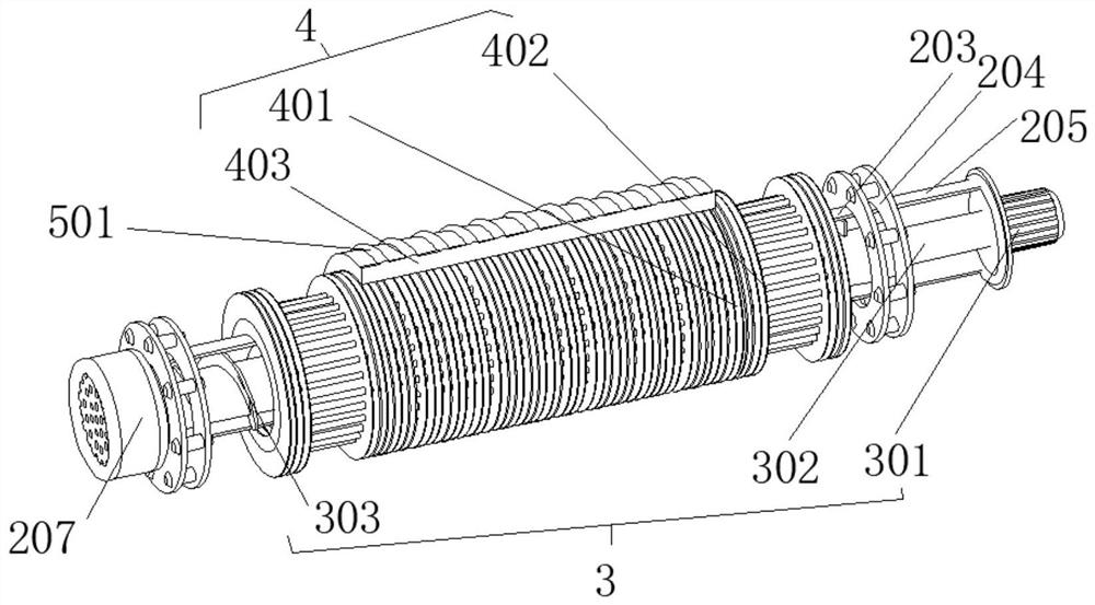 Machine barrel cooling device of double-screw extruder for preparing warm mixing agent