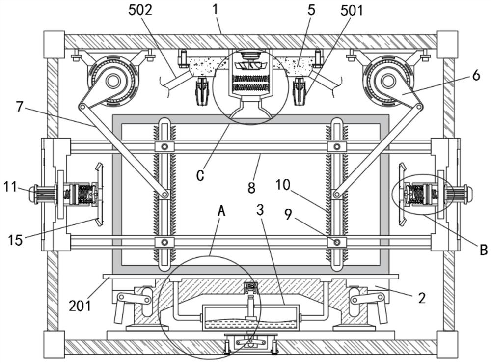 Auxiliary cleaning device for processing and maintenance of computer display screen