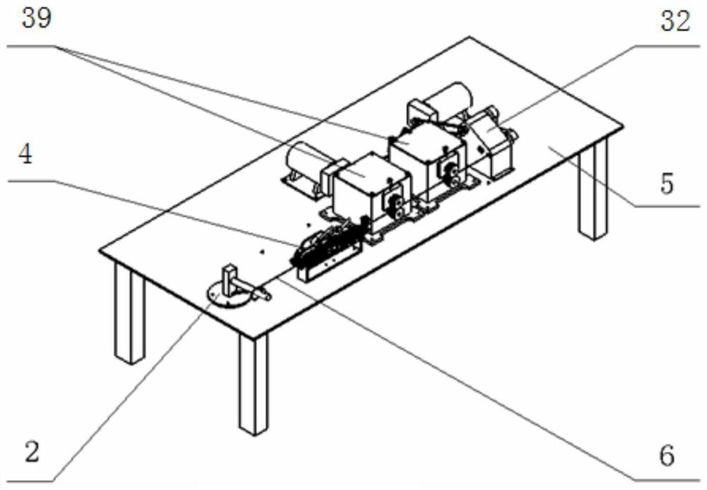 A modular numerical control steel wire straightening and cutting device