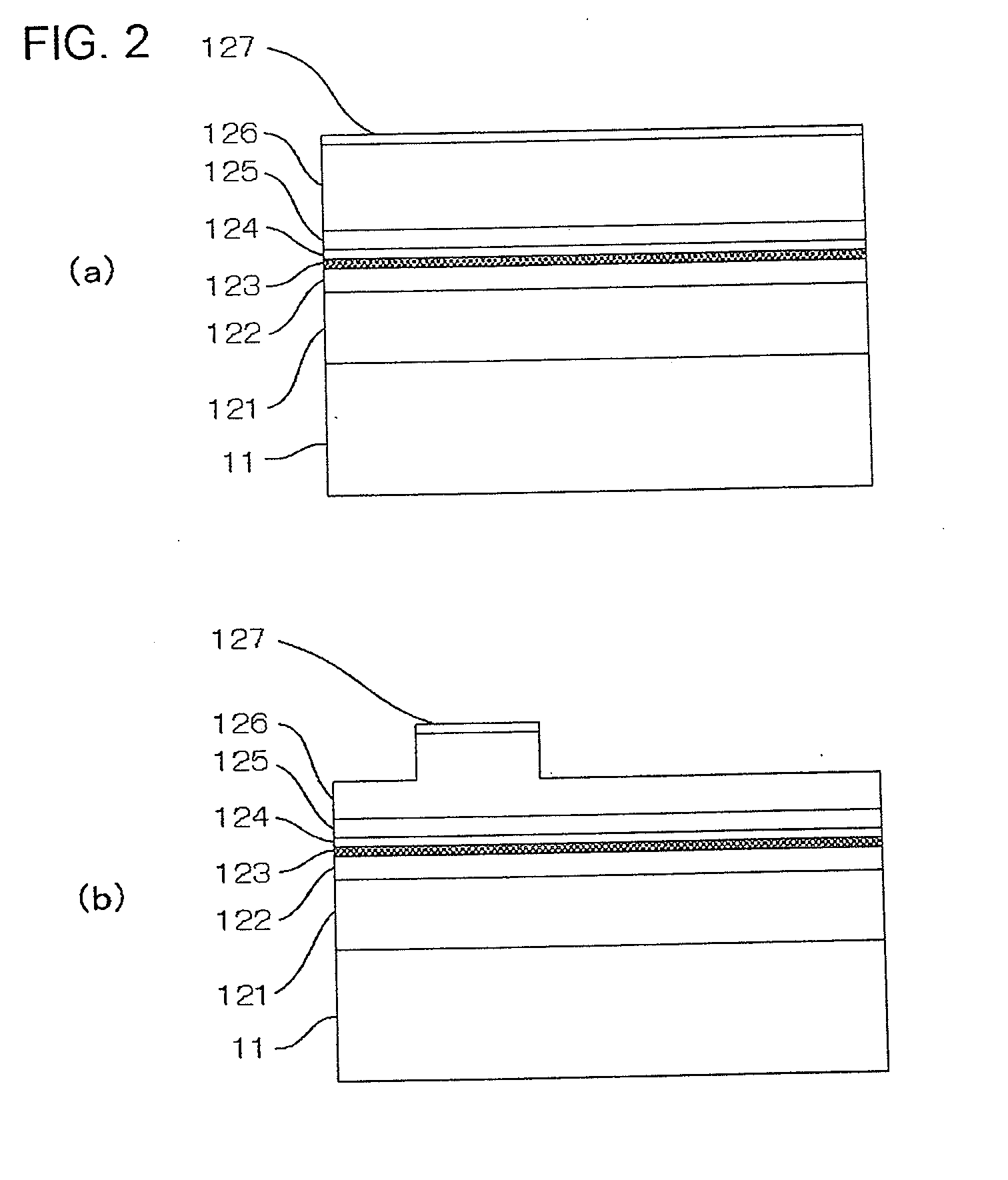 Electrode stucture, semiconductor element, and methods of manufacturing the same