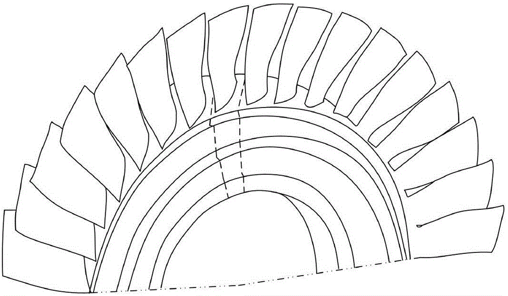 Damping ring device used for controlling vibration of compressor blades