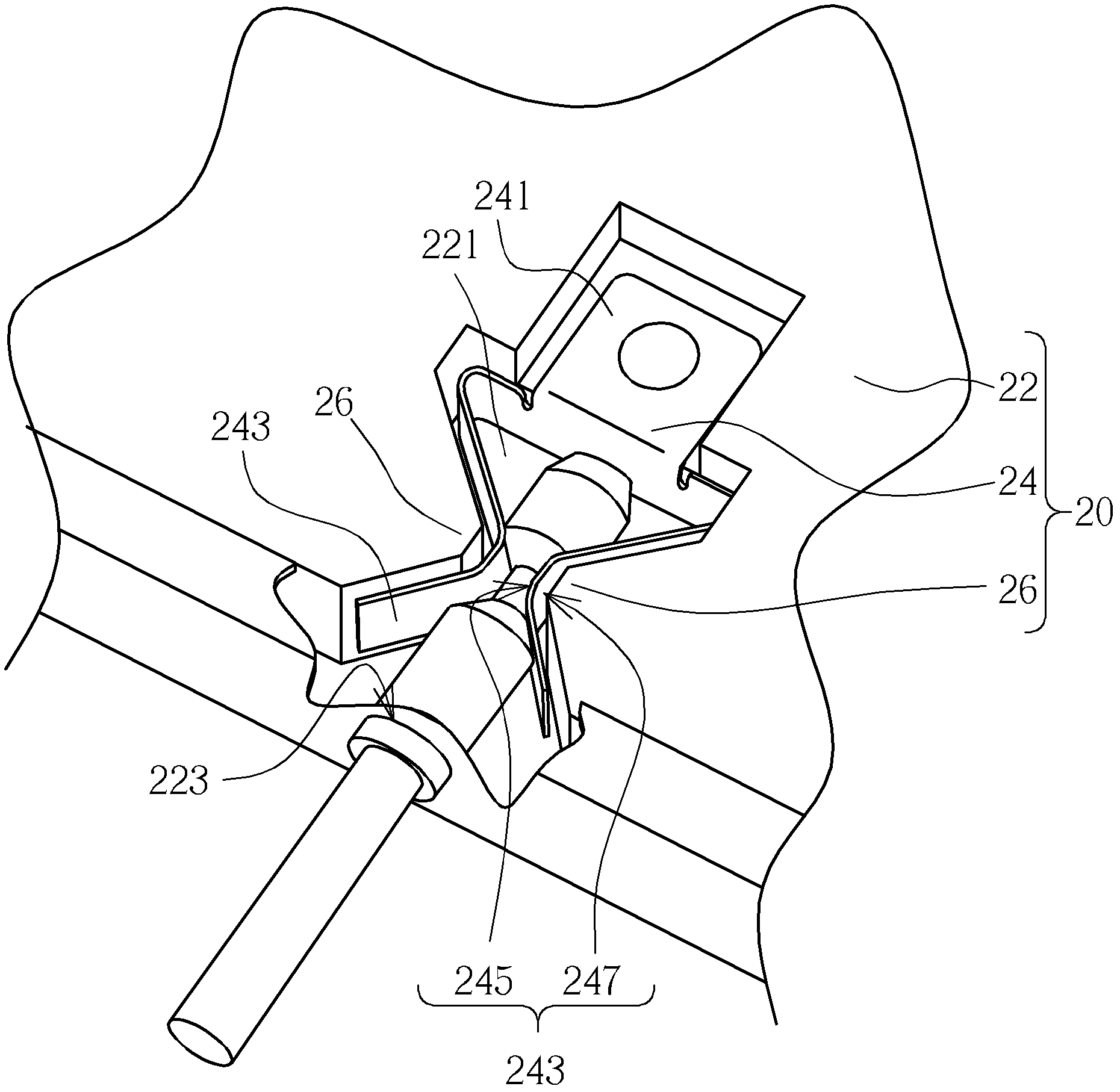 Electronic device and detachable electronic sleeve set thereof