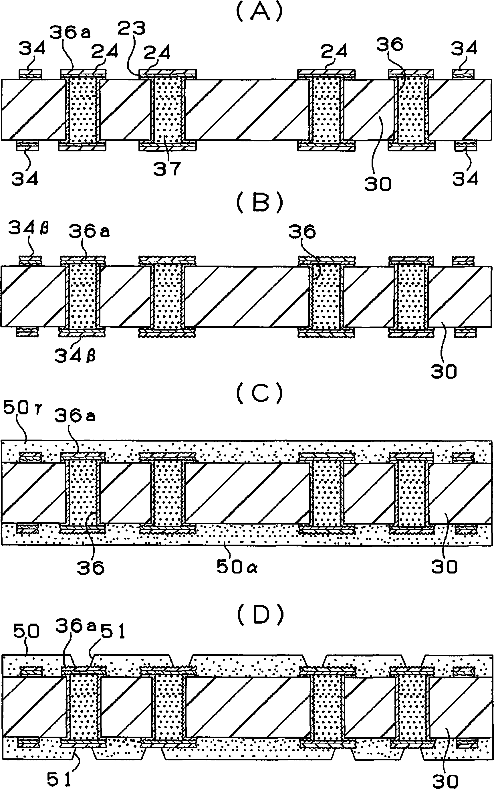 Printed-circuit board, and method for manufacturing the same