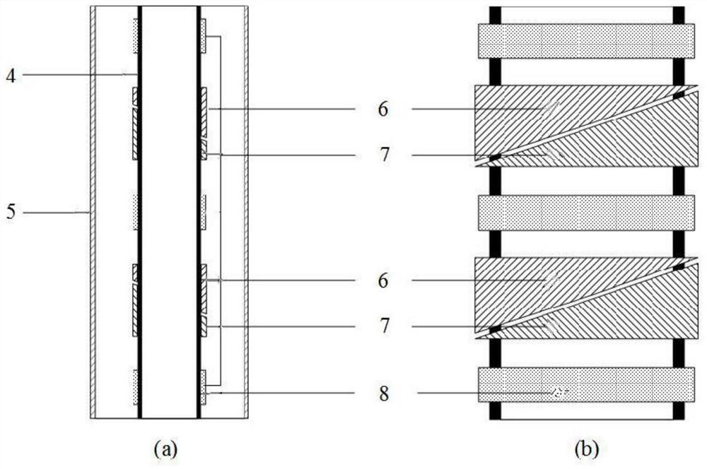 Device and method for measuring flow velocity of metal particles based on triangular electrode capacitive sensor