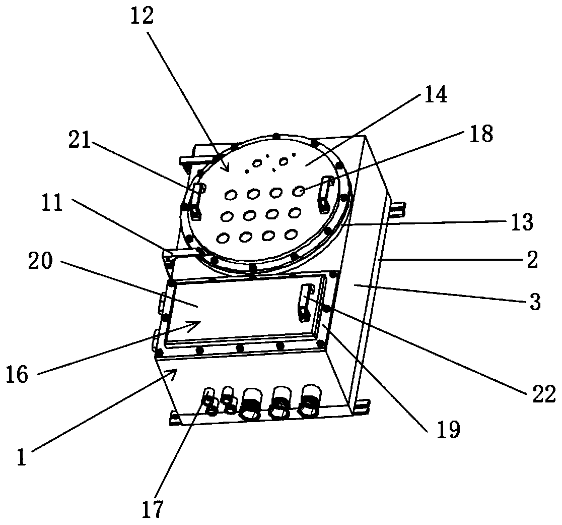 Anti-explosion remote-transmission pressure meter