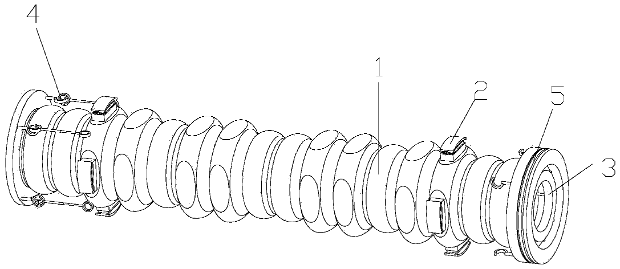 Corrugated pipe connector