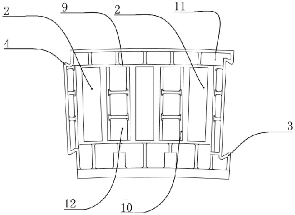 A bearing holder and a prefabricated large roller bearings