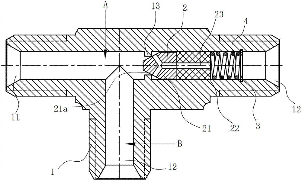 Backflow-preventing pipe joint