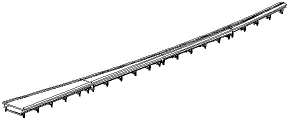 Fabrication method of wind power vane web mold