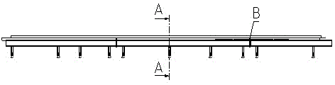 Fabrication method of wind power vane web mold