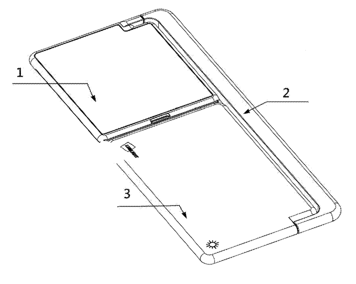 Slim OLED lamp