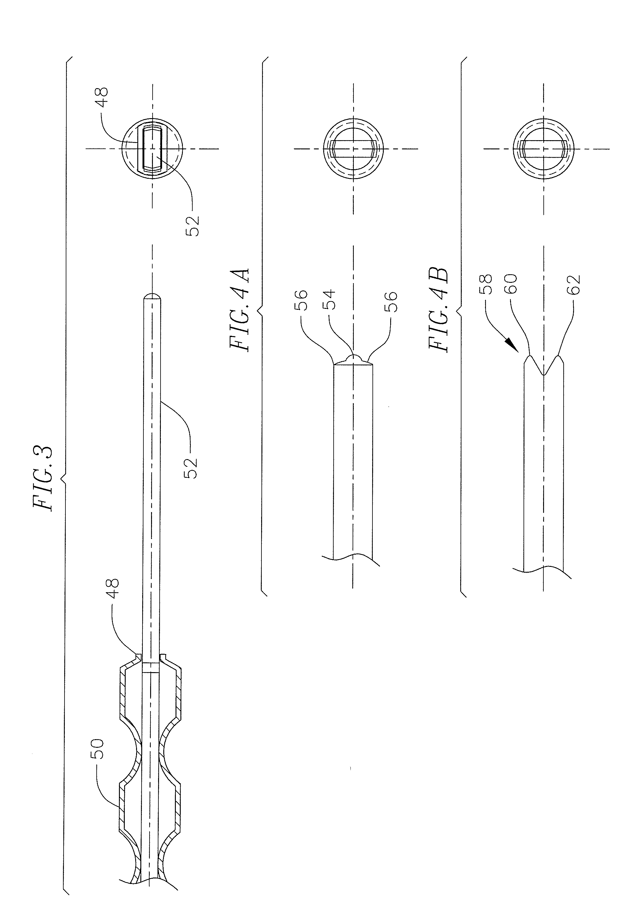 Flat plunger round barrel test probe