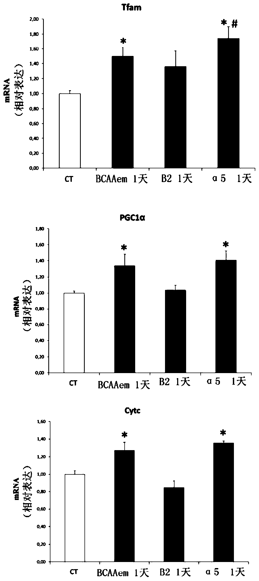 Compositions comprising amino acids for use in treatment of mitochondrial dysfunction-related diseases