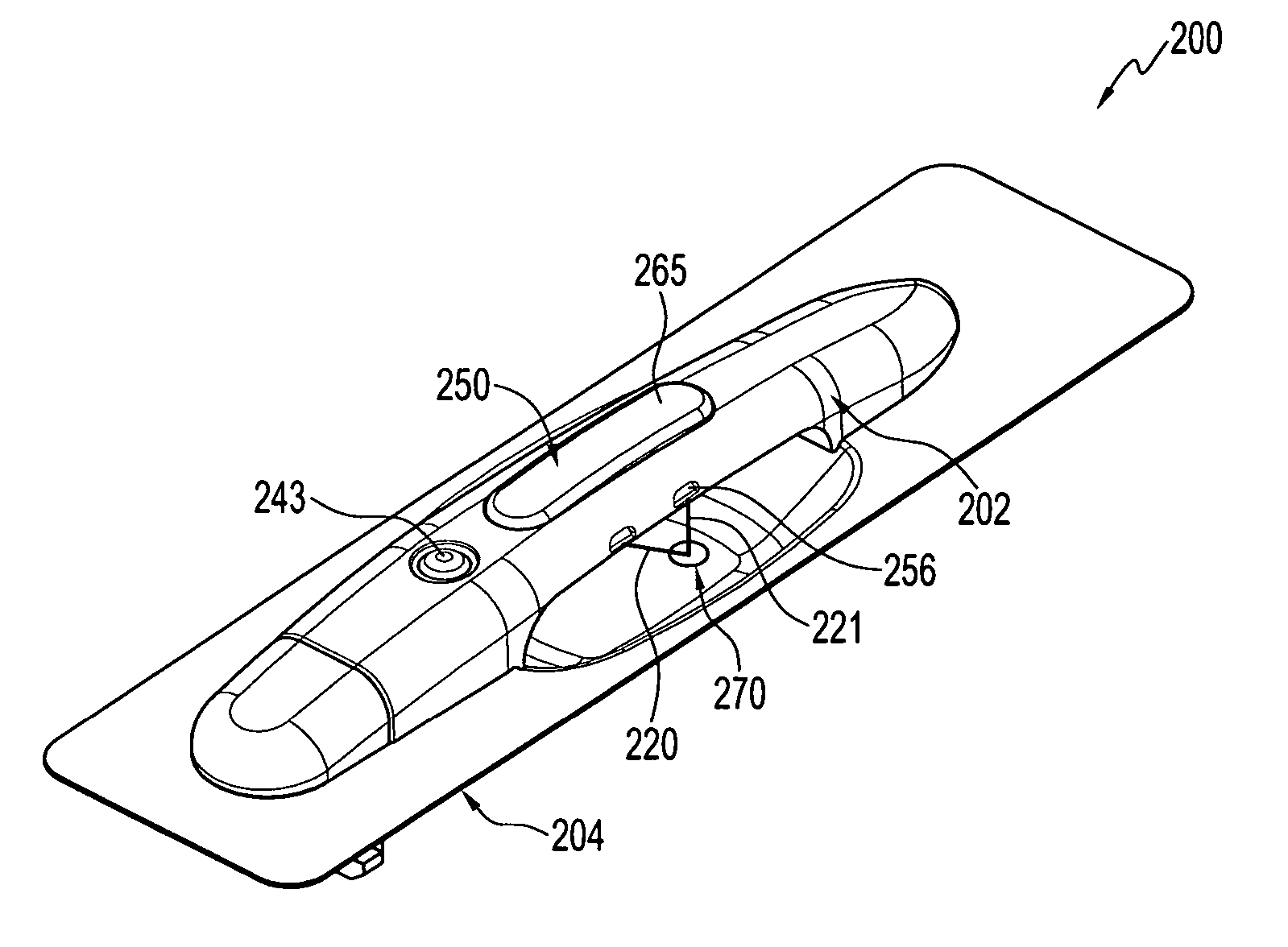 Passive entry sensor system