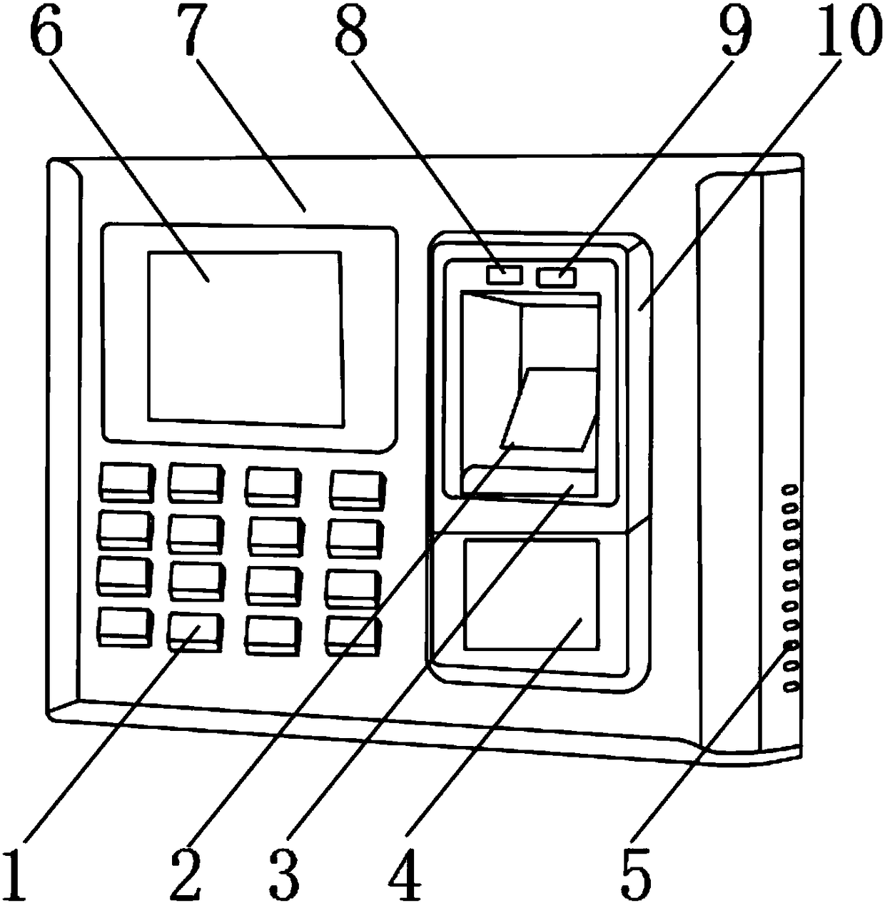 Intelligent fingerprint attendance machine