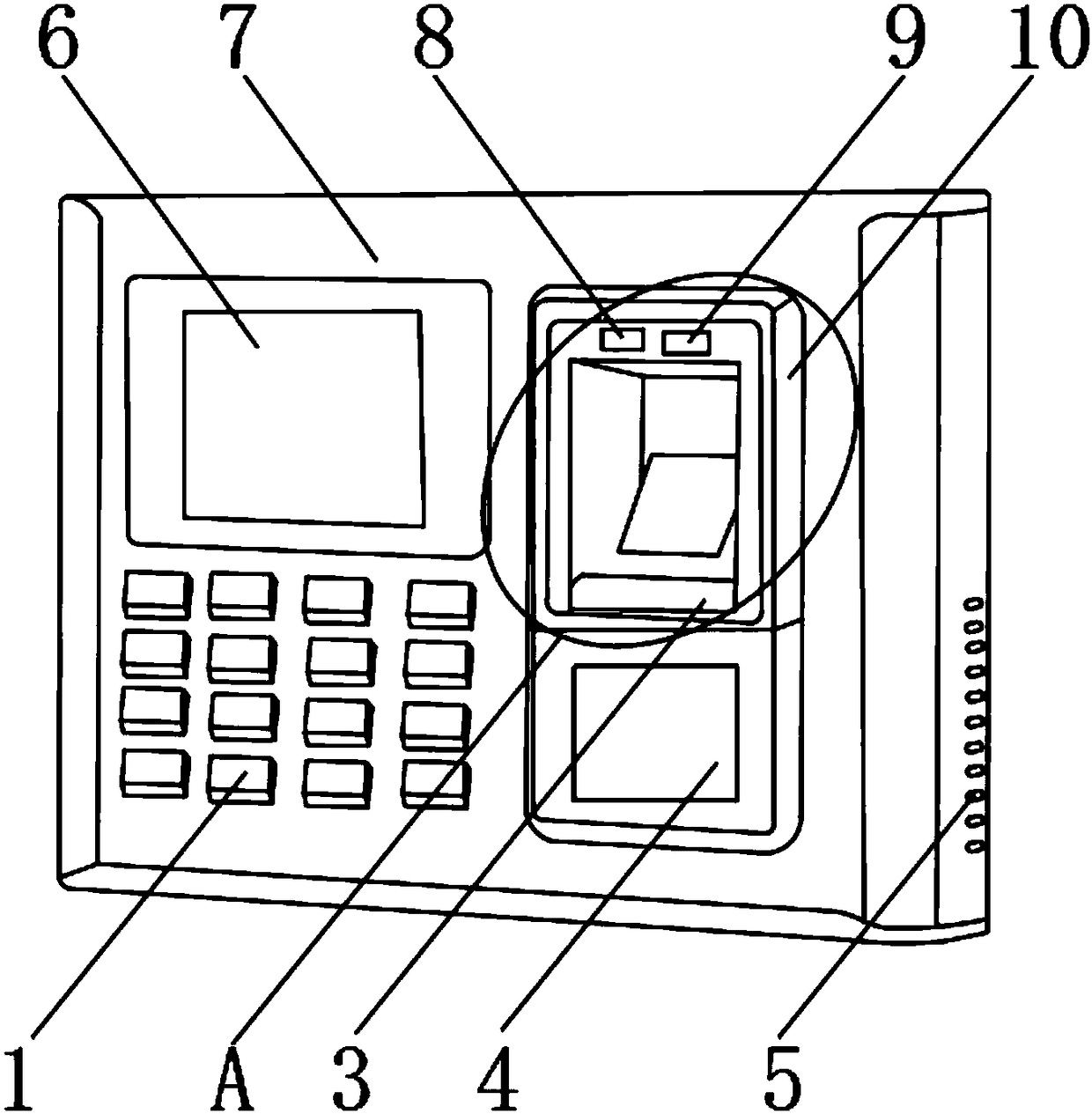 Intelligent fingerprint attendance machine