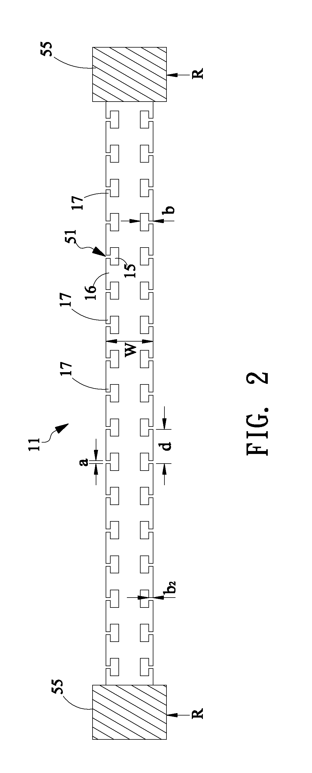 Microstrip isolation structure for reducing crosstalk