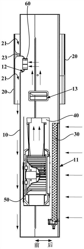 Vertical air conditioner indoor unit