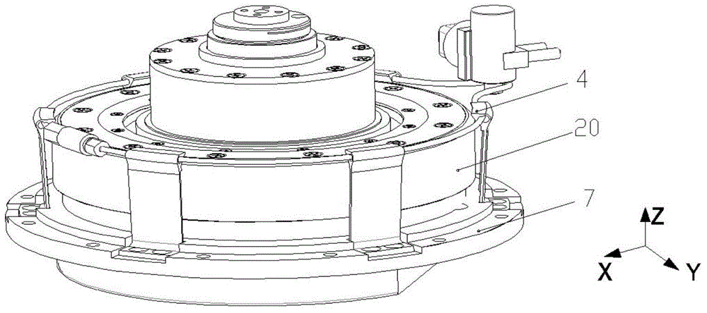 Five-degree-of-freedom gyro case structure