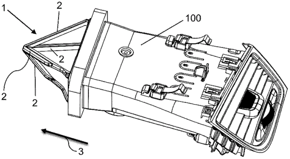 Ventilation nozzles, ventilation channels and their assembly aids, dashboard