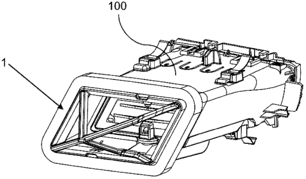 Ventilation nozzles, ventilation channels and their assembly aids, dashboard