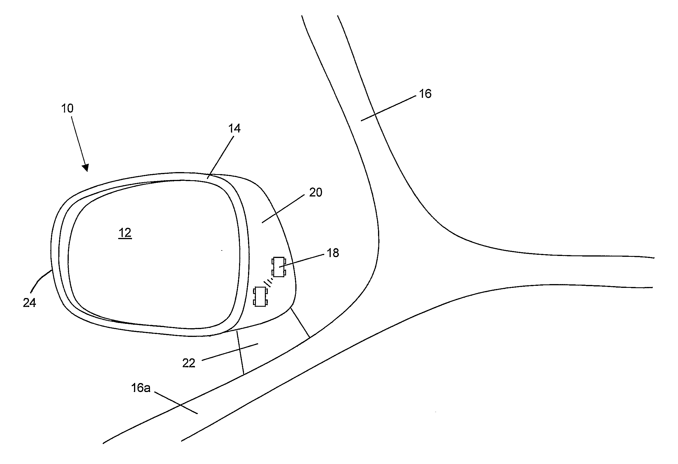 Vehicle Exterior Mirror Assembly With Blind Spot Indicator