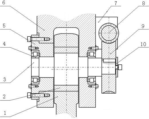 Dynamic compensation mechanism for bottom dead center of high-speed precise press