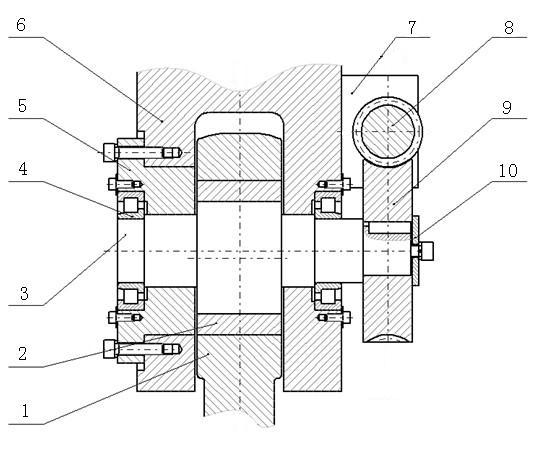 Dynamic compensation mechanism for bottom dead center of high-speed precise press