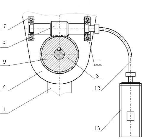 Dynamic compensation mechanism for bottom dead center of high-speed precise press