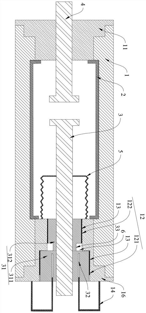 High-voltage vacuum switch tube